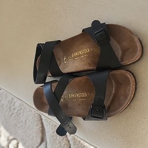 Birkenstock ladies 41 US 10 ankle strap sandals